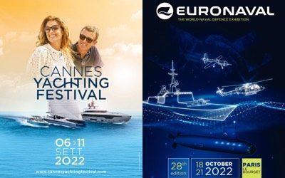 Double stage in France: Cannes Boat Show on the French Riviera and Euronaval in Paris